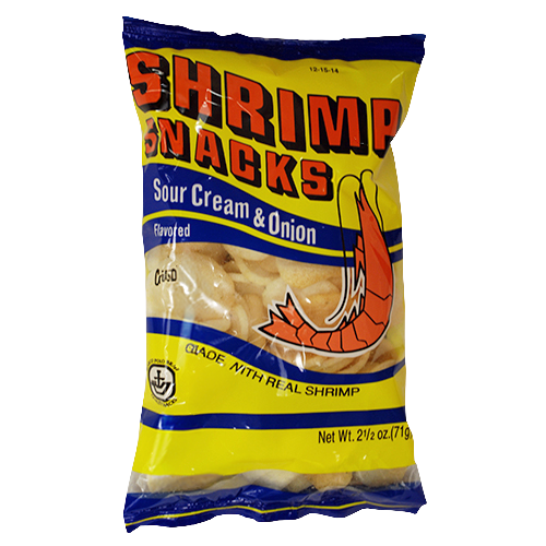 SHRIMP CHIP SOURCREAM&amp;ONION | 24 x 2.5oz
