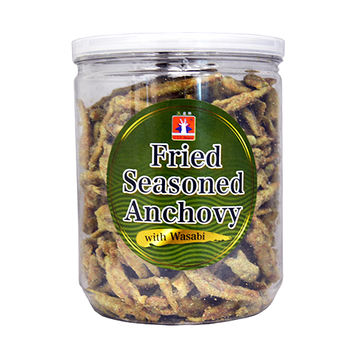 FRIED ANCHOVY W/WASABI JAR | 24 x 150g