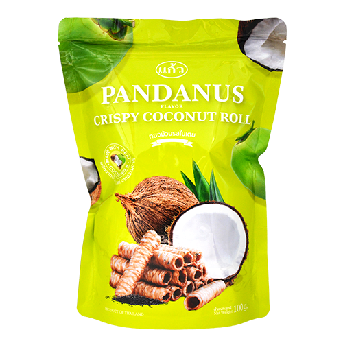 CRISPY COCO ROLLS PANDANUS | 24 x 3.5oz