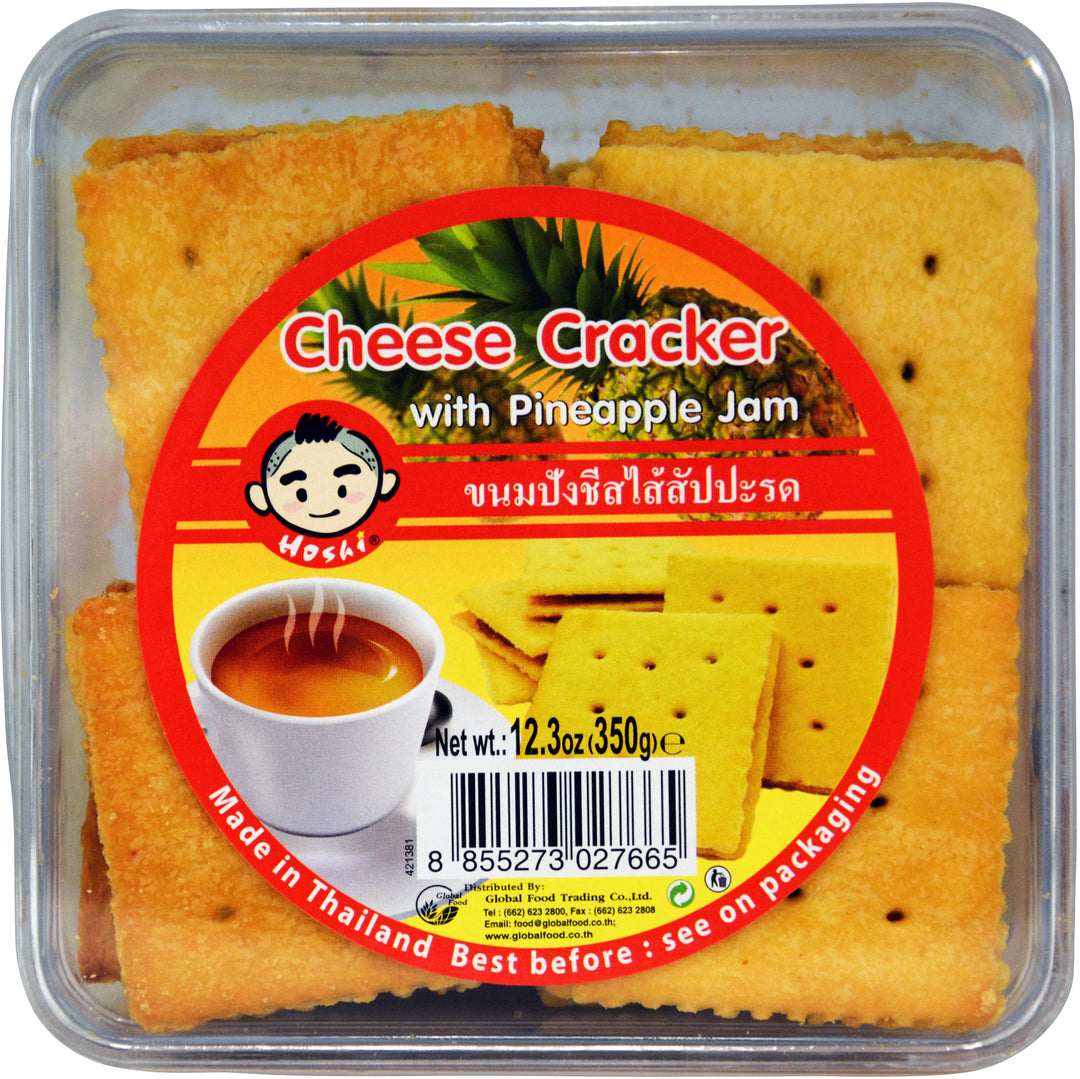 CRACKERS W/PINEAPLLE JAM HOSHI | 12 x 13.5oz