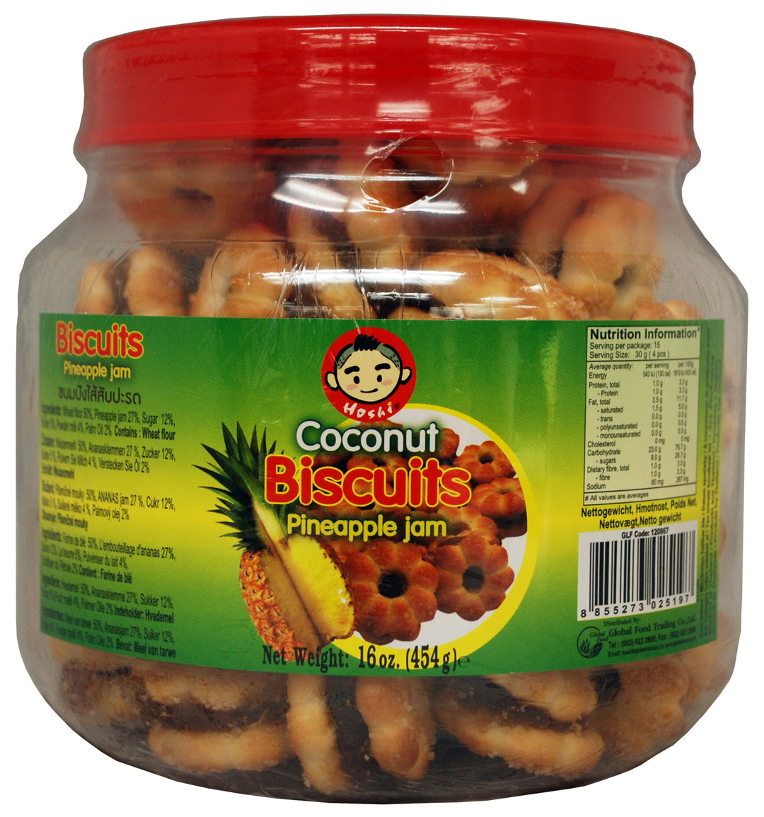 COCONUT BISCUIT PINEAPPLE JAM | 12 x 16oz