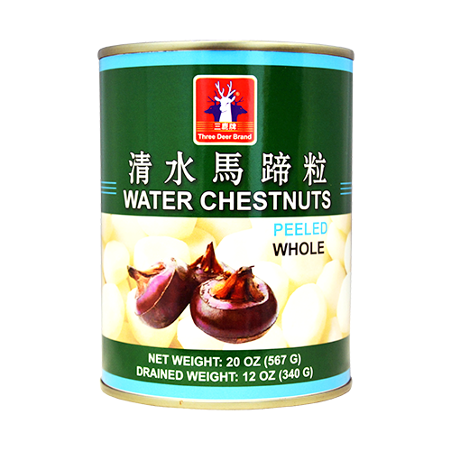 WATER CHESTNUTS WHOLE  PEELED