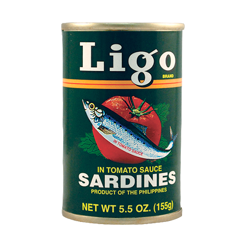 SARDINE GREEN LIGO | 100 x 5.5oz