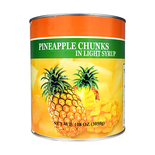 PINEAPPLE CHUNKS LIGHT SYRUP | 6 x 5lb