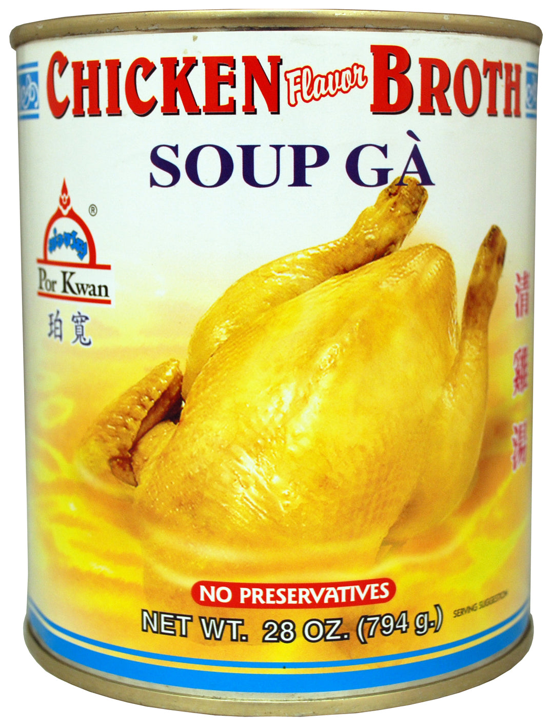 CHICKEN SOUP BROTH PK | 24 x 28oz