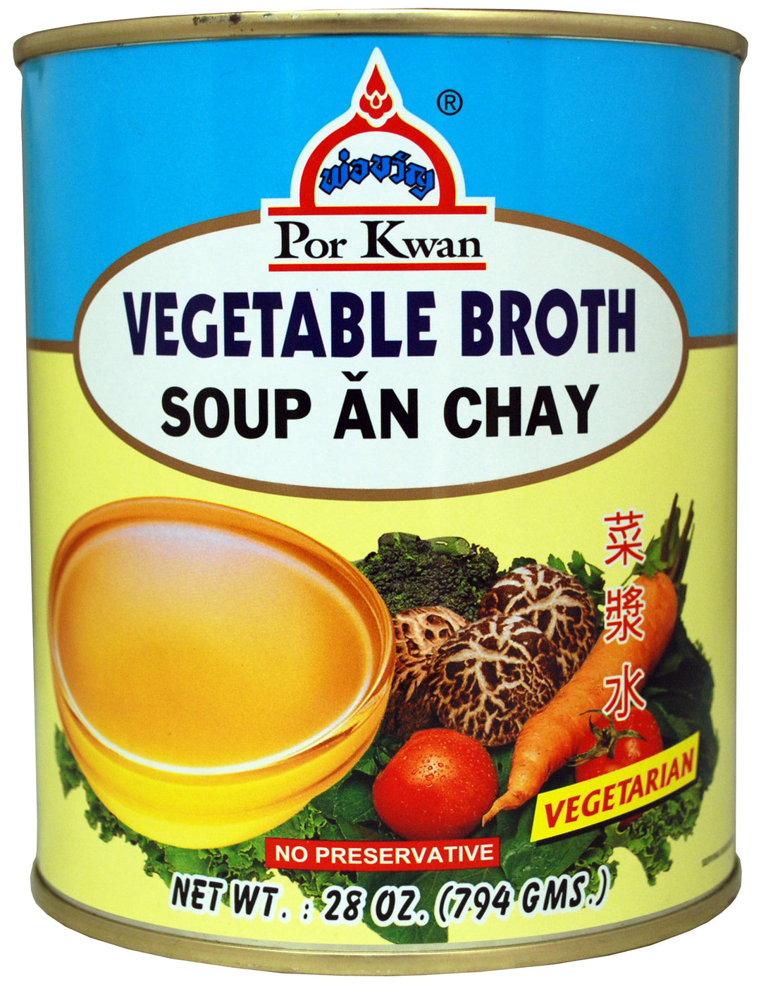 VEGETABLE BROTH PK | 24 x 28oz