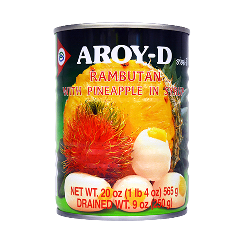 RAMBUTAN WITH  PINEAPPLE IN SYRUP