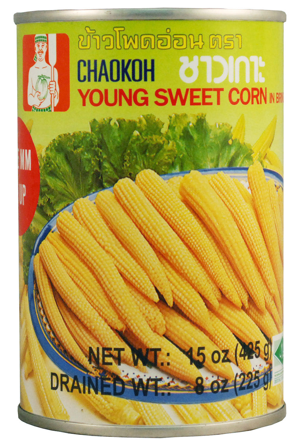 BABY CORN WHL 15up CHAOKOH | 24 x 15oz