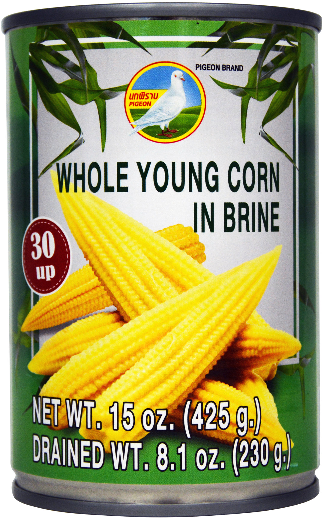 BABY CORN 30up PIGEON EASYOPEN | 24 x 15oz