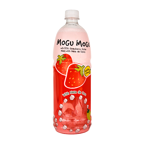 STRAWBERRY DRINK WITH  NATA DE COCO