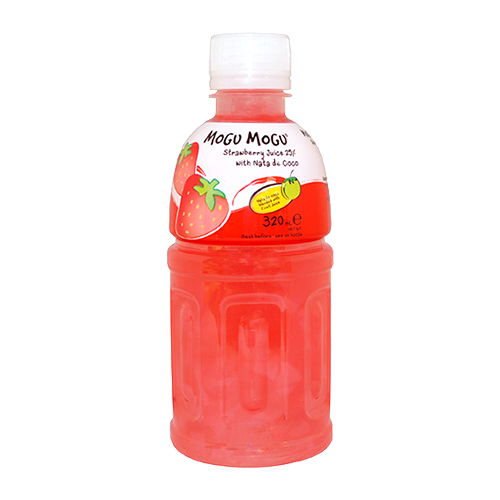STRAWBERRY DRINK WITH  NATA DE COCO