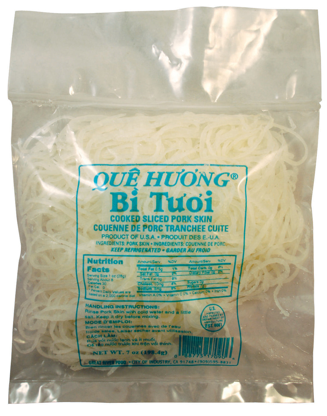 PORK SKIN QH GRF | 30 x 7oz