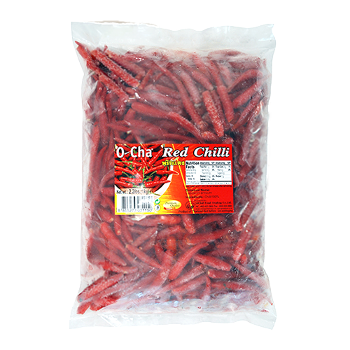FROZEN RED CHILI WITH O STEM