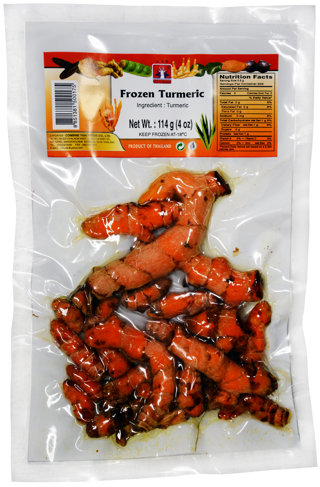 FRZ TURMERIC VACUUM |  100 x 4oz