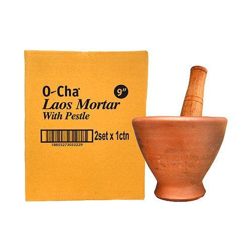 CLAY LAOS MORTAR 9"(23CM) | 2 x 1pc