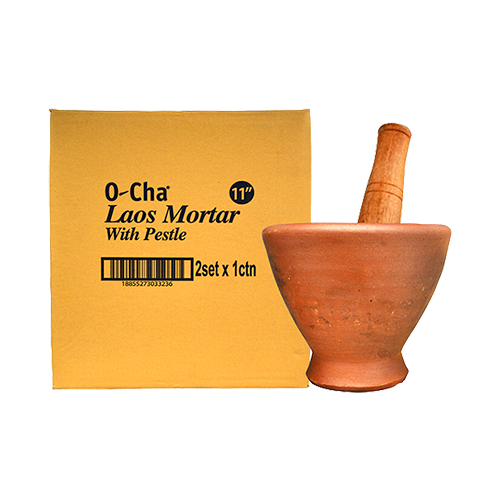 CLAY LAOS MORTAR 11"(28CM) | 2 x 1pc