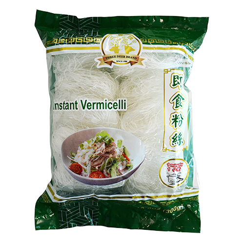 INSTANT MUNG BEAN VERMICLELI THREE BRAND(TRAY) | 30 x 10.5oz