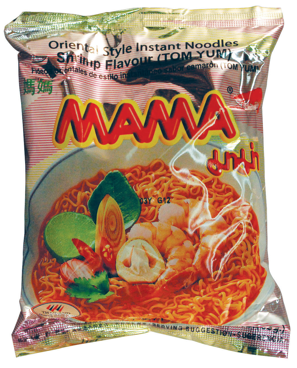 MAMA NOODLE SHRIMP TOMYUM | 6 x 30 x 60g