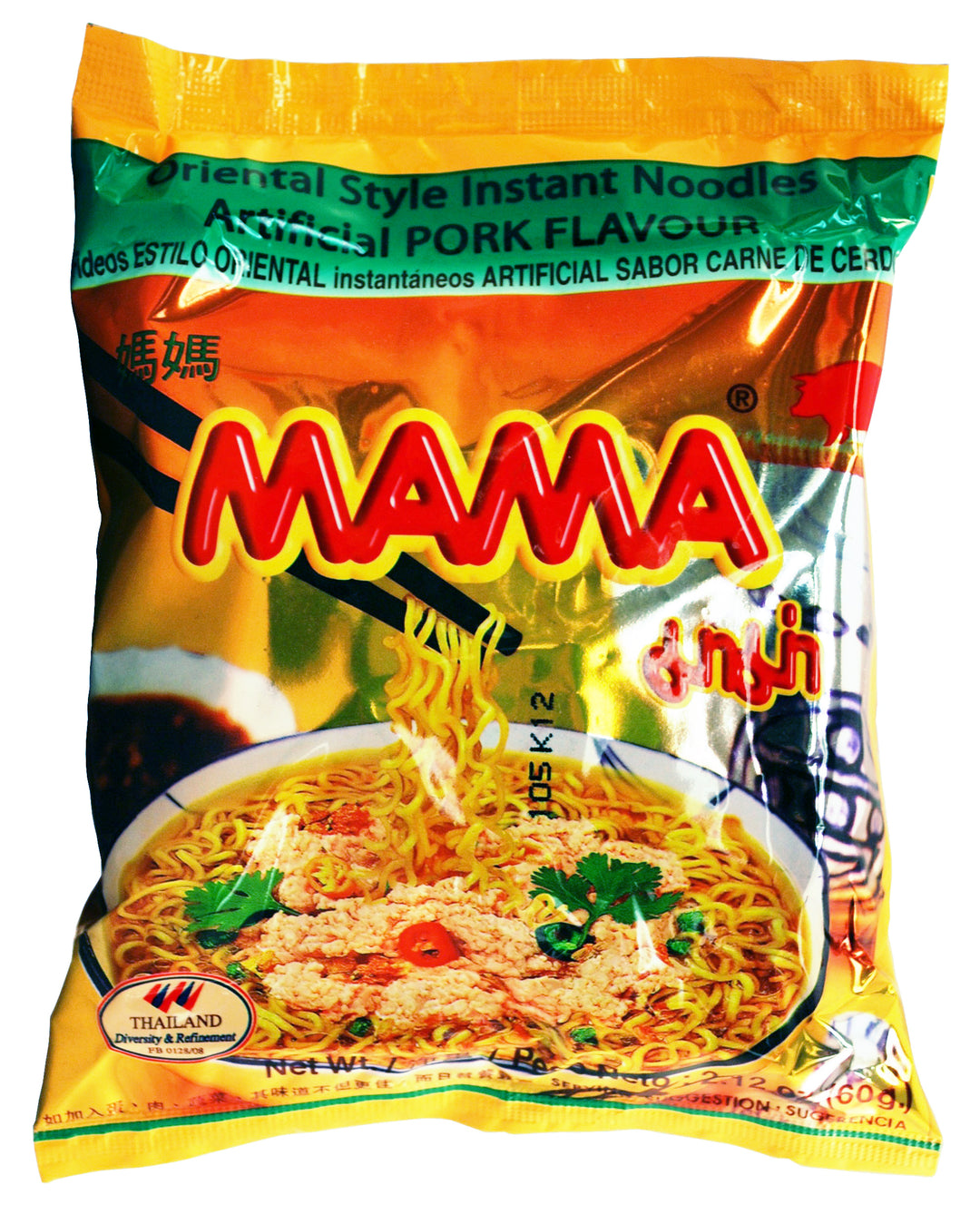 MAMA NOODLE PORK | 6 x 30 x 60g