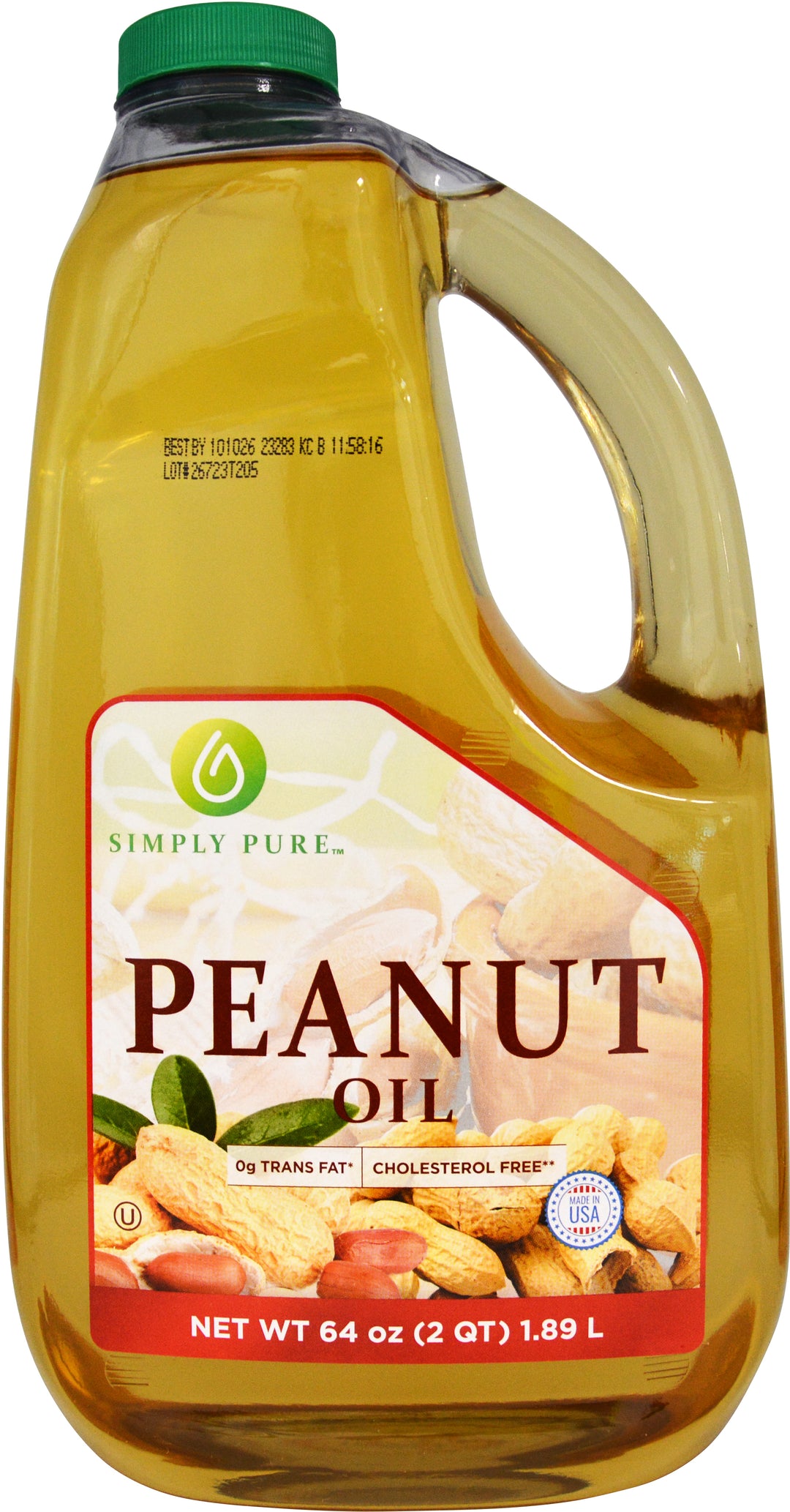PEANUT OIL SIMPLYPURE | 8 x 64oz