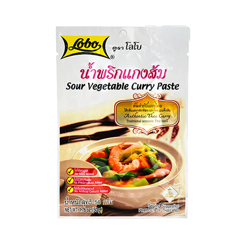 SOUR VEGETABLE CURRY PASTE | 48 x 1.76oz