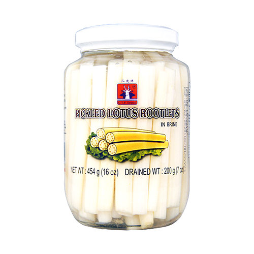 PICKLED LOTUS ROOTLETS IN BRINE