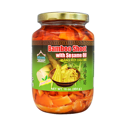 BAMBOO SHT W/CHILI &amp; SESAME OIL | 24 x 16oz