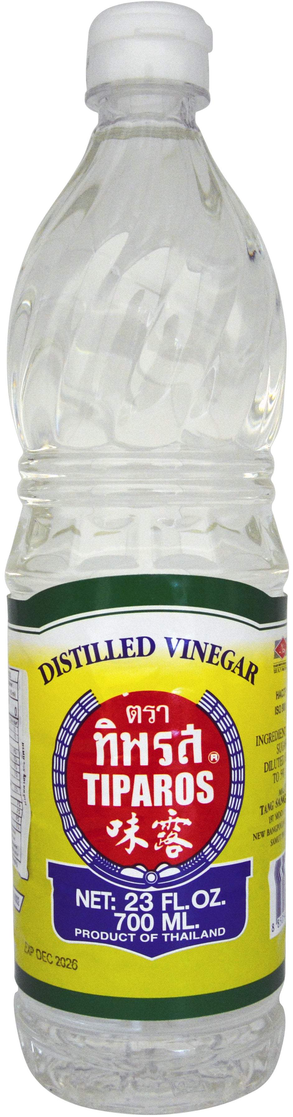 DISTILLED VINEGAR 5% TIPAROS | 12 x 23oz