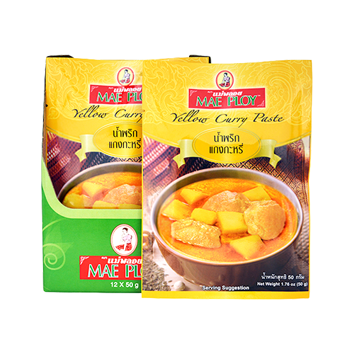 YELLOW CURRY PASTE SACHET | 12 x 1.76oz