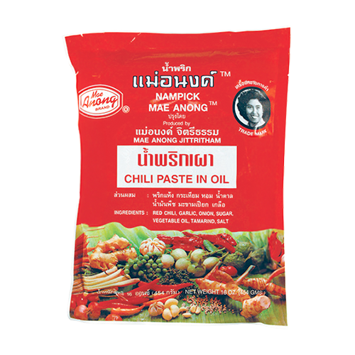 CHILI PASTE W BEAN OIL MAE ANONG | 20 x 16oz
