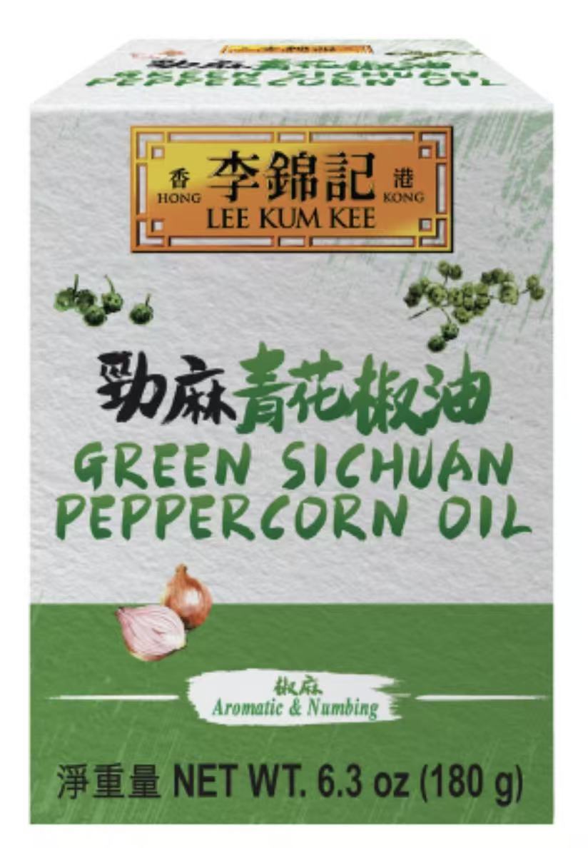 GREEN SICHUAN PEPPERCORN OIL 6.3oz | 12 x 180g